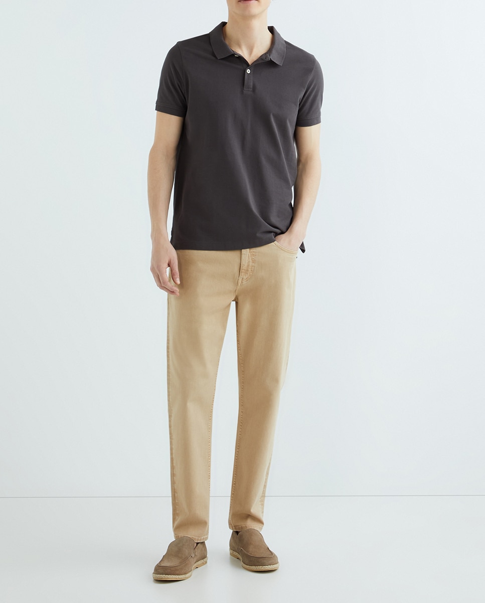 Imagen 0 de Pantalón 5 bolsillos de hombre tapered fit