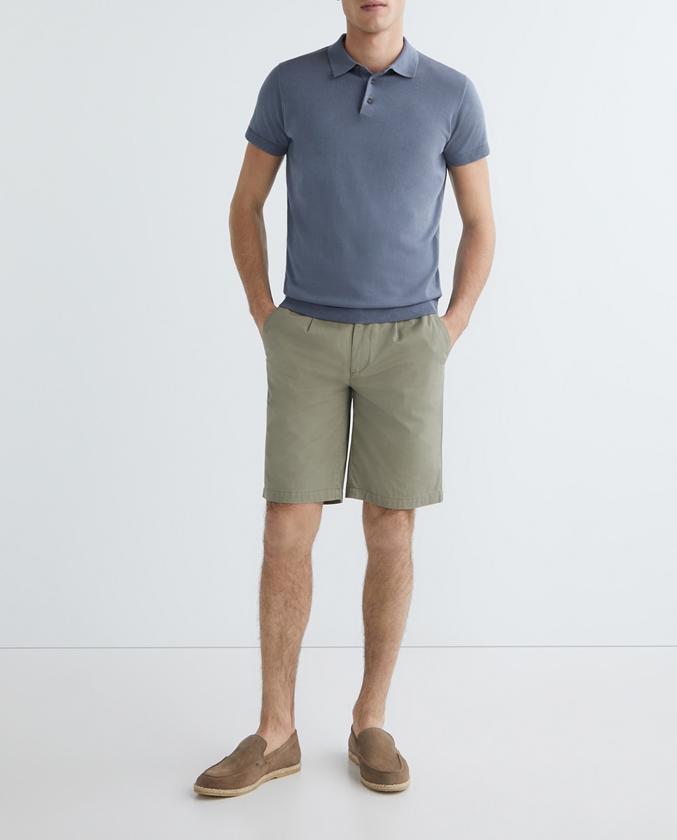 Imagen 0 de Bermuda tipo chino de hombre con pinza