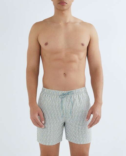 Imagen 0 de Bañador de hombre estampado rayas con puntos