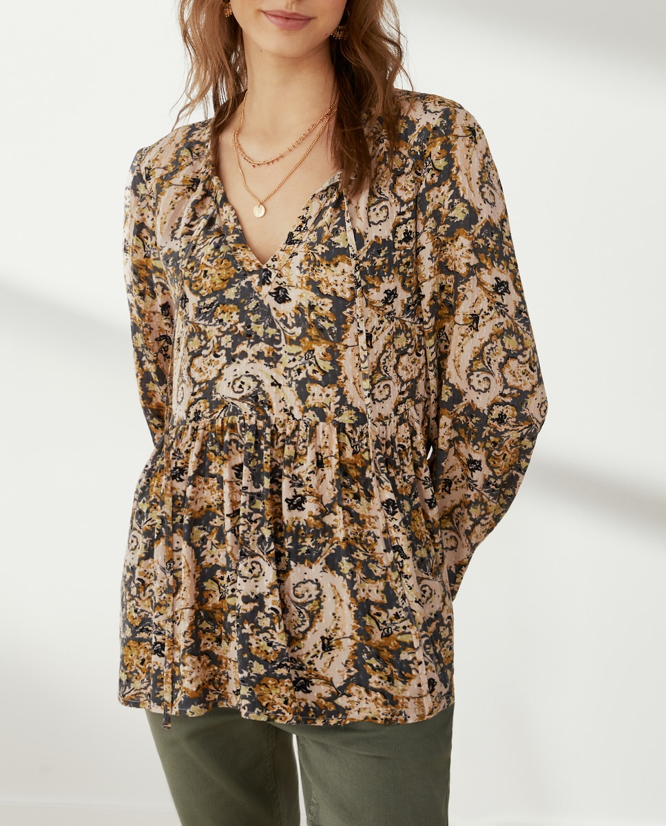 Imagen 0 de Blusa de mujer dobby cachemire