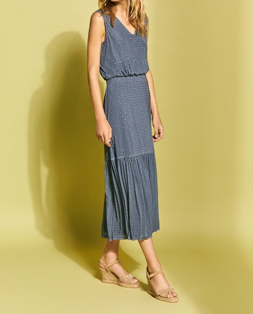 Imagen 0 de Falda de punto Glitter estampada