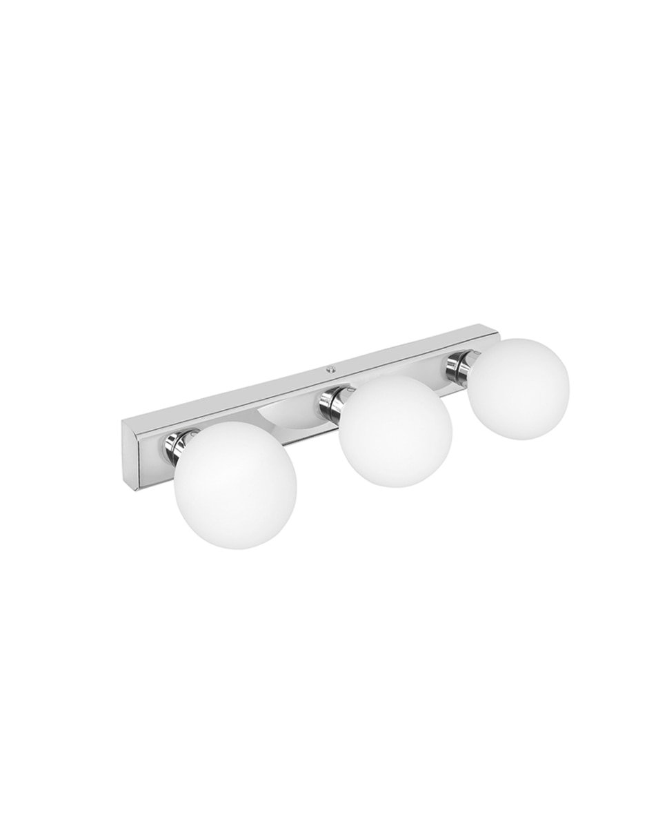Imagen 0 de Aplique de baño con 3 bombillas Camerino