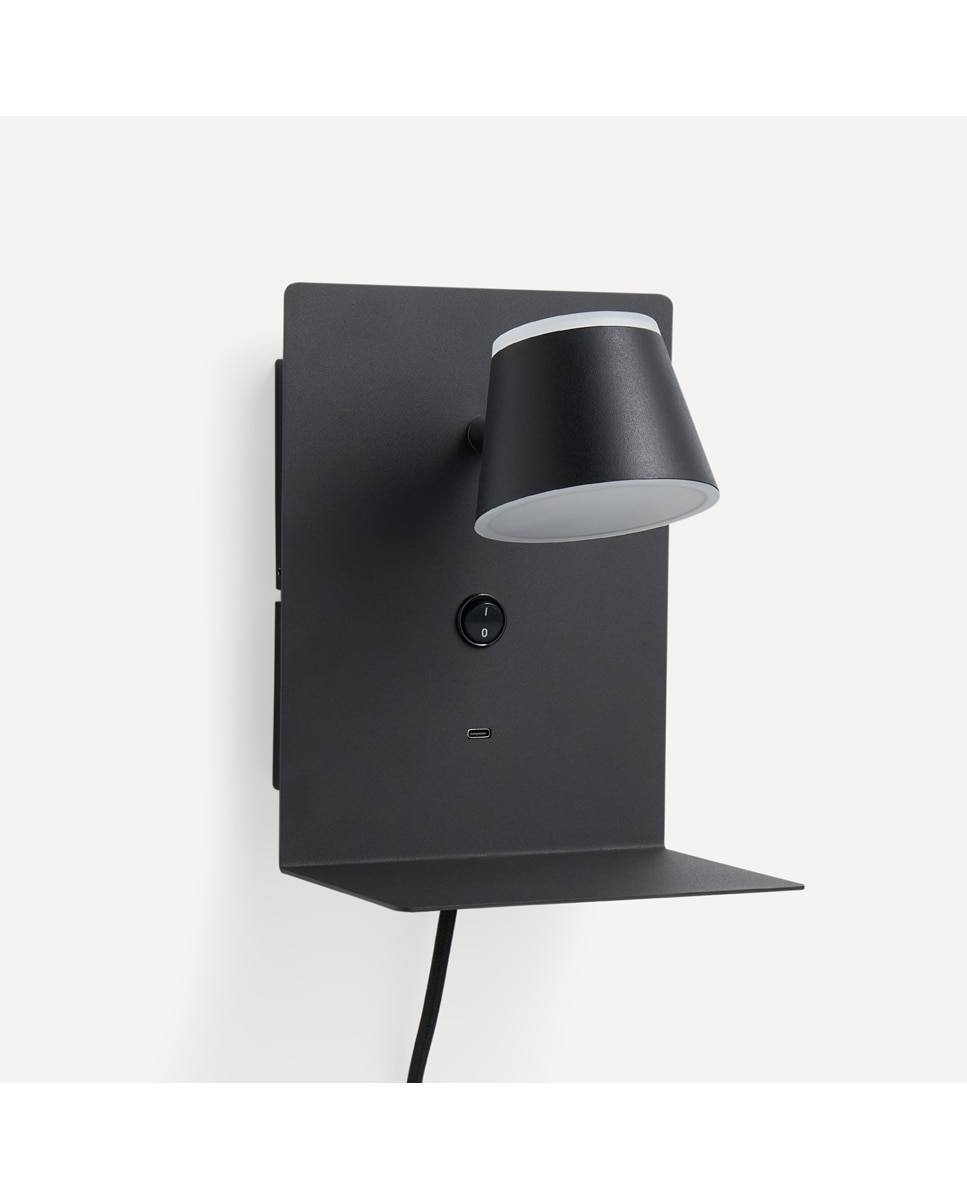 Imagen 0 de Aplique de pared con LED integrado y USB Eris El Corte Inglés