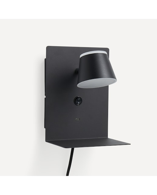 Imagen 0 de Aplique de pared con LED integrado y USB Eris El Corte Inglés