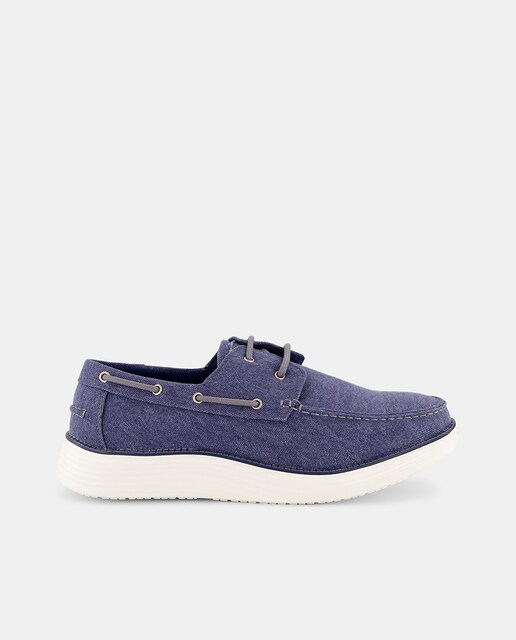 Imagen 0 de Zapato de Hombre cordones bordón lona lavada con piso de phylon