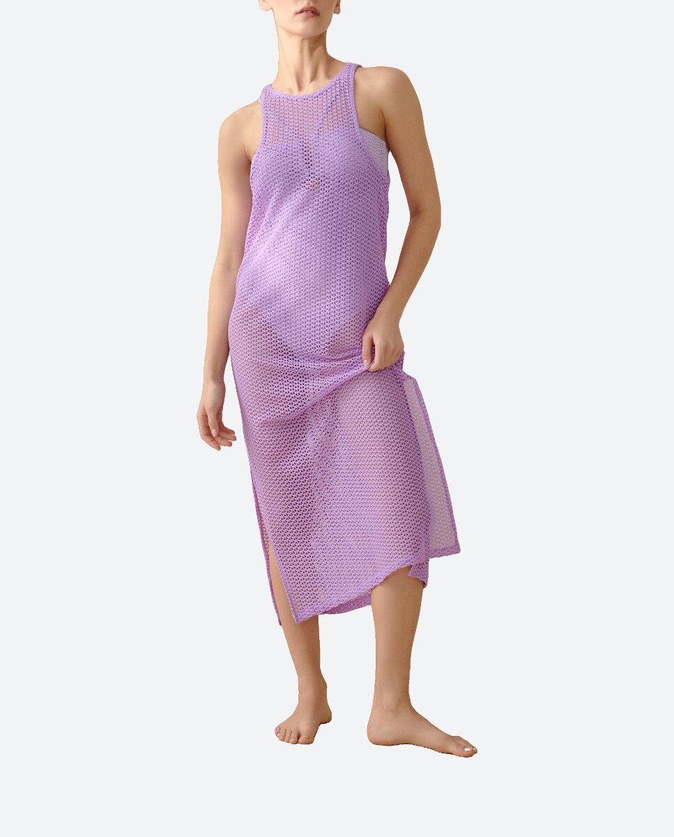 Imagen 0 de Vestido liso largo