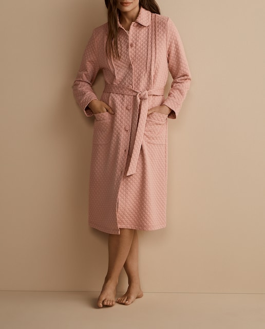 Imagen 0 de Bata de mujer con cinturón y jaretas