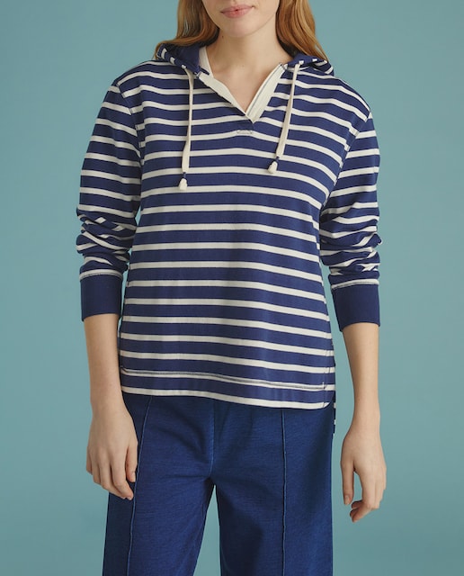 Imagen 0 de Sudadera rayas marineras tapeta mujer