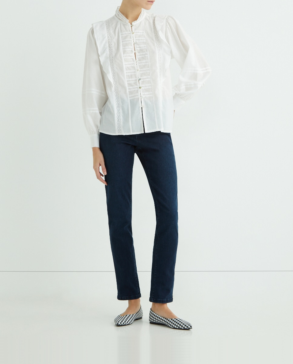 Imagen 0 de Pantalón mujer denim recto