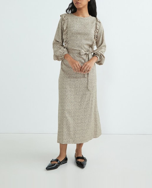 Imagen 0 de Vestido mujer volantes estampado