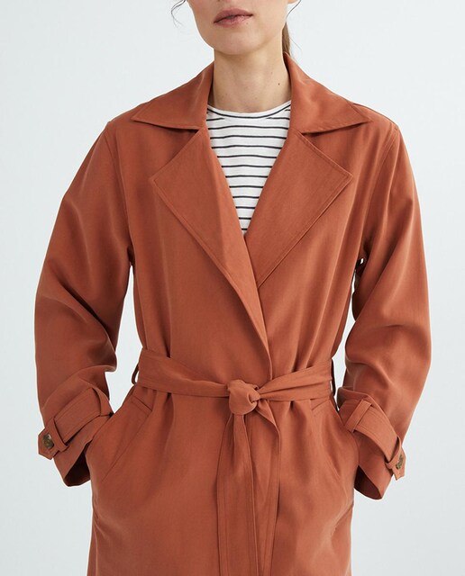 Imagen 0 de Trench mujer fluido