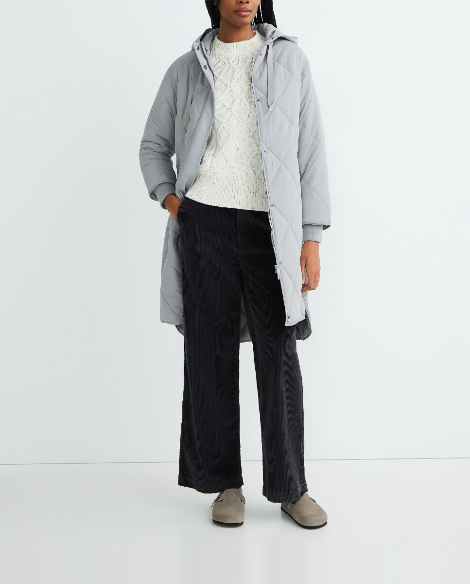 Imagen 0 de Parka midi acolchada mujer