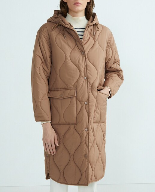 Imagen 0 de Parka midi acolchada mujer