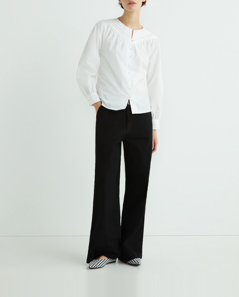 Imagen 0 de Pantalon mujer sarga ancho