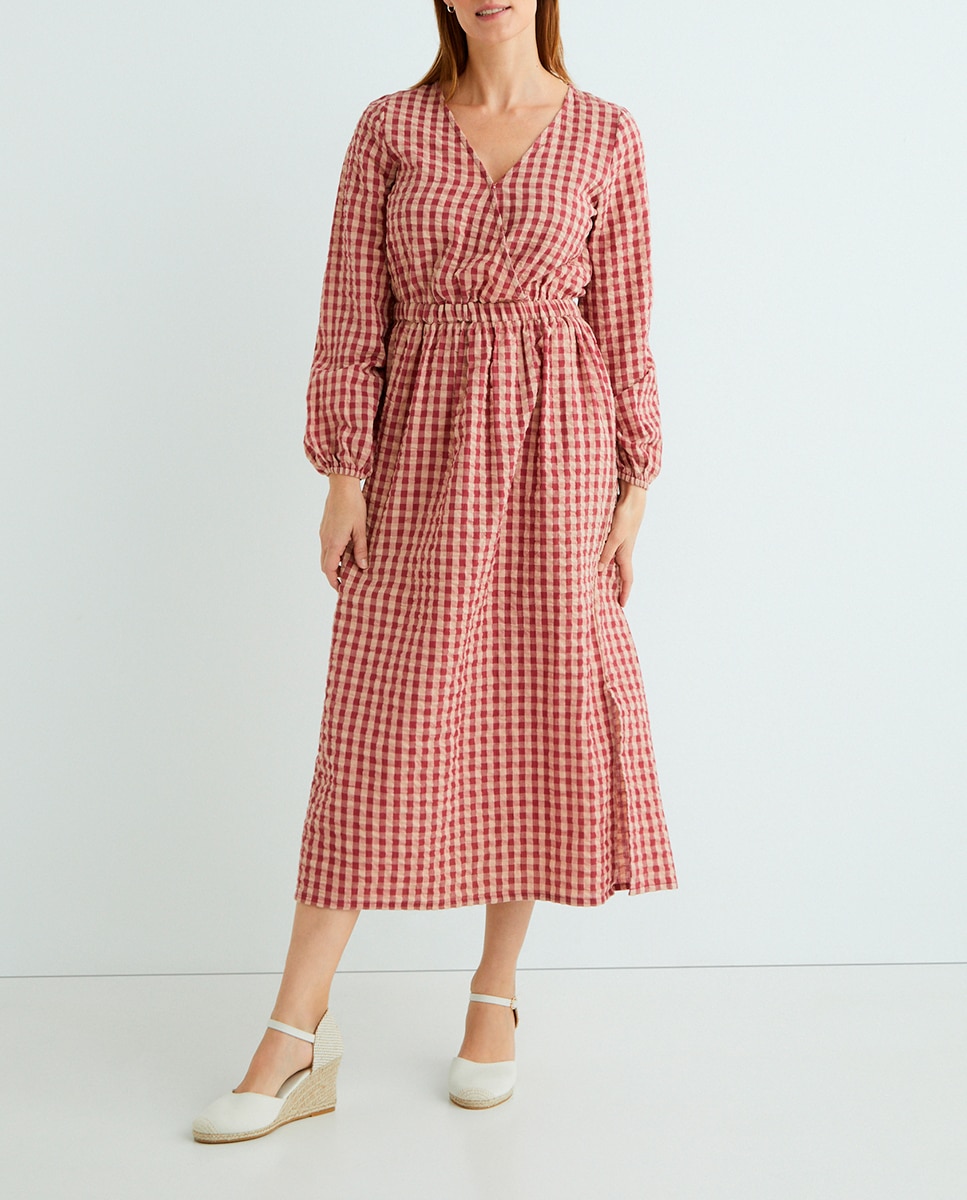 Imagen 0 de Vestido escote en pico