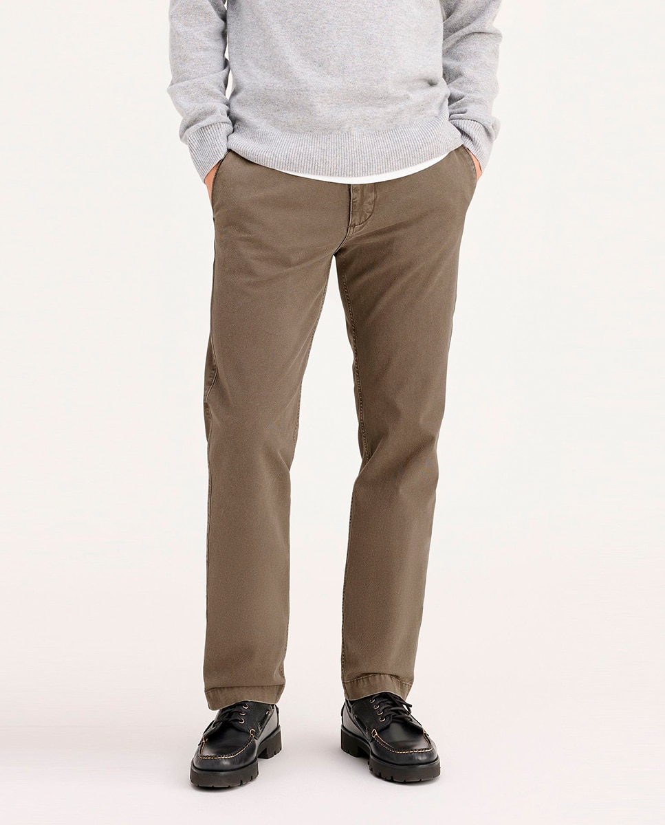 Imagen 0 de Pantalón de hombre estilo chino casual, California Khaki, Slim Fit