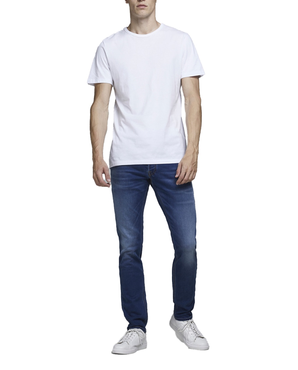 Imagen 0 de Vaquero Glenn de hombre slim azul indigo knit