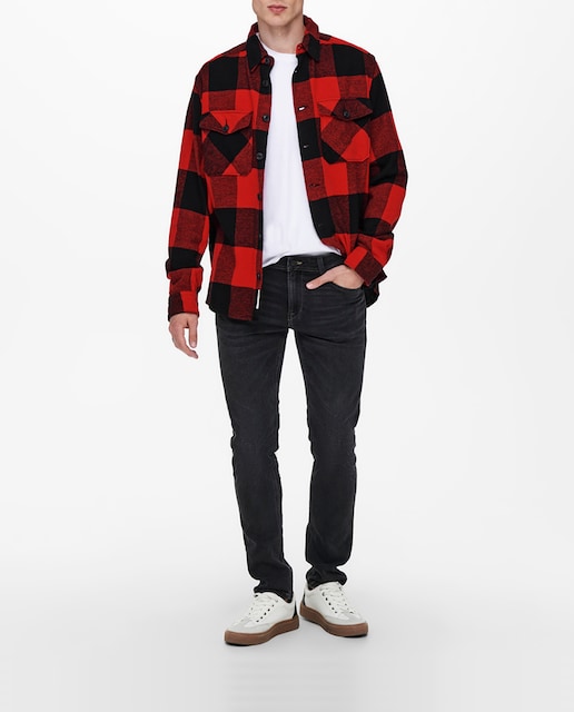 Imagen 0 de Vaquero de hombre slim negro