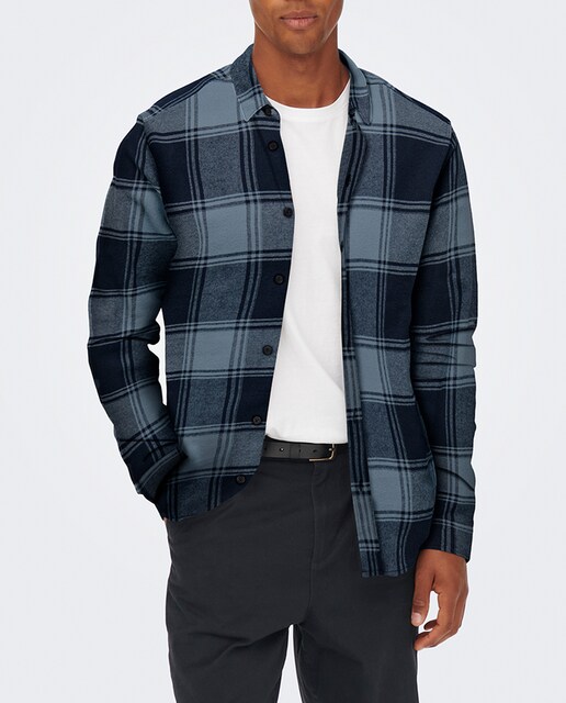 Imagen 0 de Camisa de hombre regular de cuadros