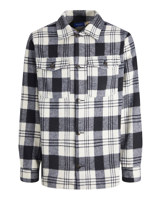 Imagen 0 de Sobrecamisa de hombre a cuadros