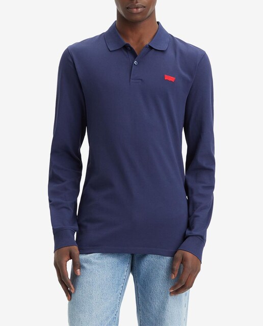 Imagen 0 de Polo de hombre de manga larga slim