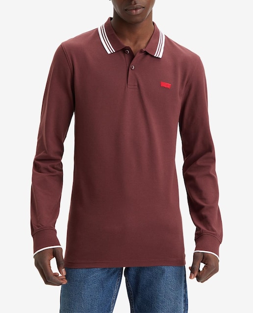 Imagen 0 de Polo de hombre de manga larga slim