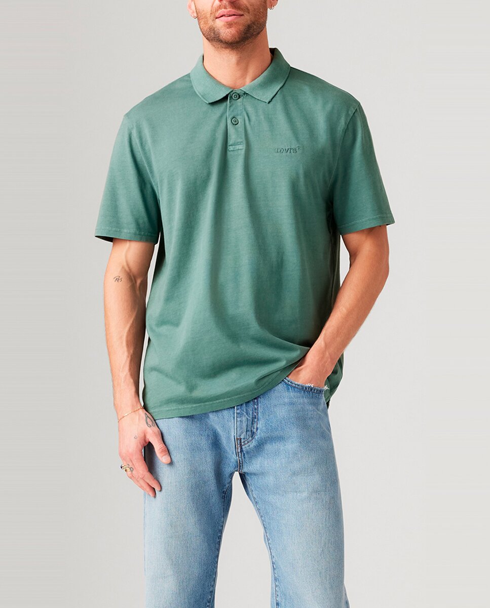 Imagen 0 de Polo de hombre de manga corta liso fit regular