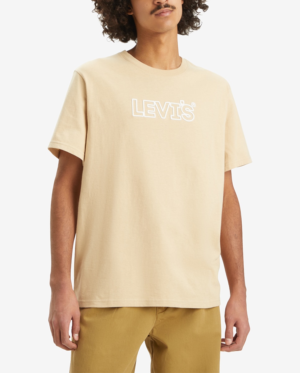 Imagen 0 de Camiseta de hombre de manga corta con cuello redondo