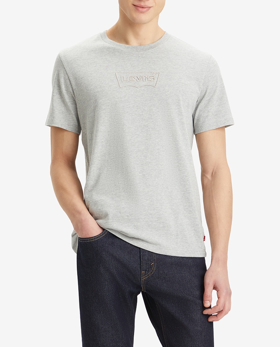 Imagen 0 de Camiseta de hombre de manga corta con cuello redondo