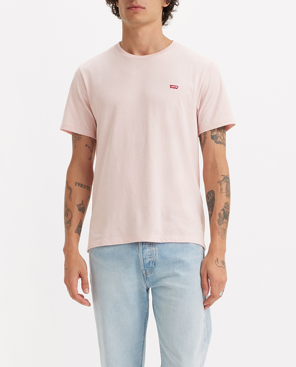 Imagen 0 de Camiseta de hombre de manga corta con cuello redondo
