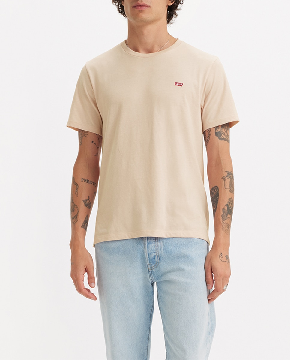 Imagen 0 de Camiseta de hombre de manga corta con cuello redondo