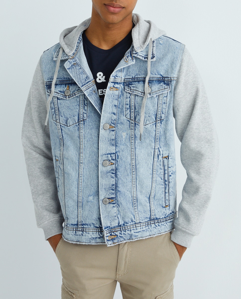 Imagen 0 de Chaqueta vaquera híbrida de hombre