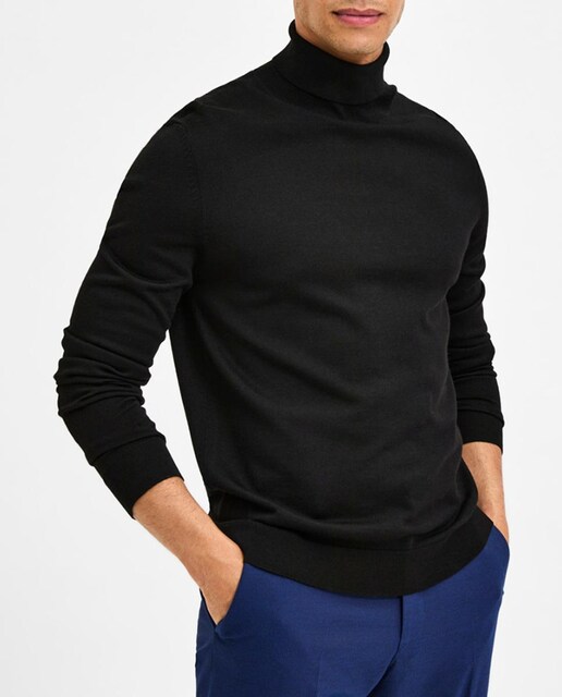 Imagen 0 de Jersey de hombre liso con cuello alto