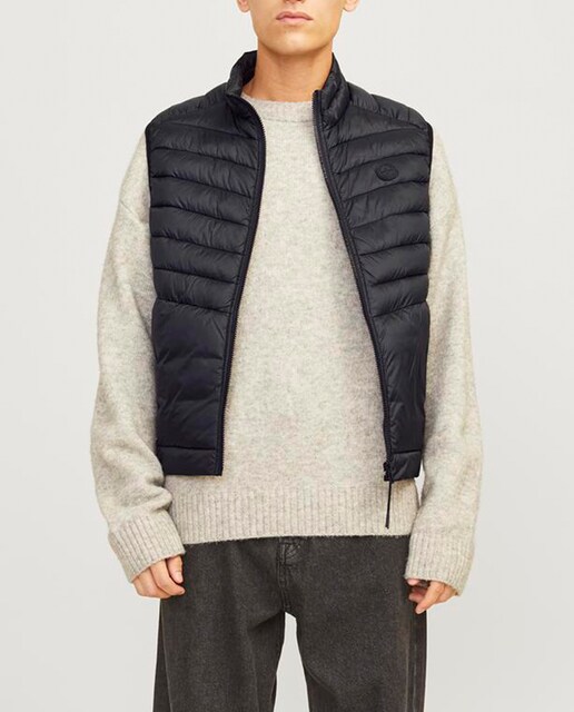 Imagen 0 de Chaleco acolchado ligero con logo lateral de hombre