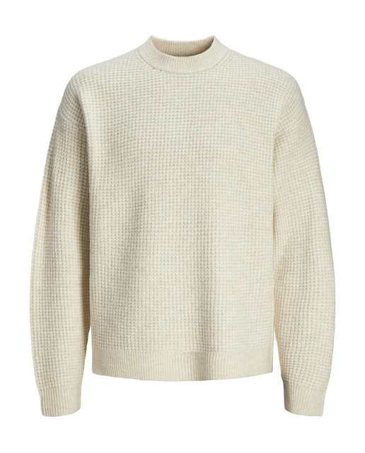 Imagen 0 de Jersey combinado de cuello redondo de hombre