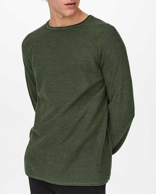 Imagen 0 de Jersey de hombre con cuello caja