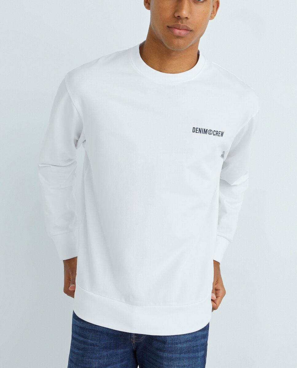Imagen 0 de Sudadera cuello redondo de hombre