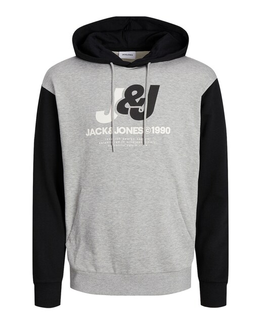 Imagen 0 de Sudadera con capucha  mangas largas con bordado frontal de hombre