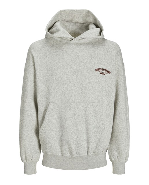 Imagen 0 de Sudadera con capucha  mangas largas con logo central de hombre