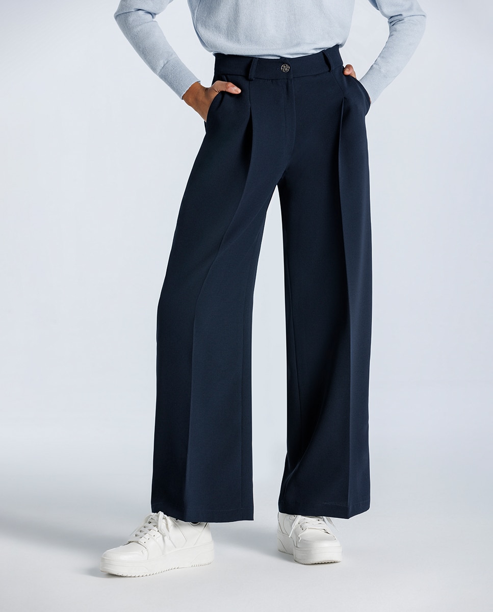 Imagen 0 de Pantalón de mujer liso y ancho