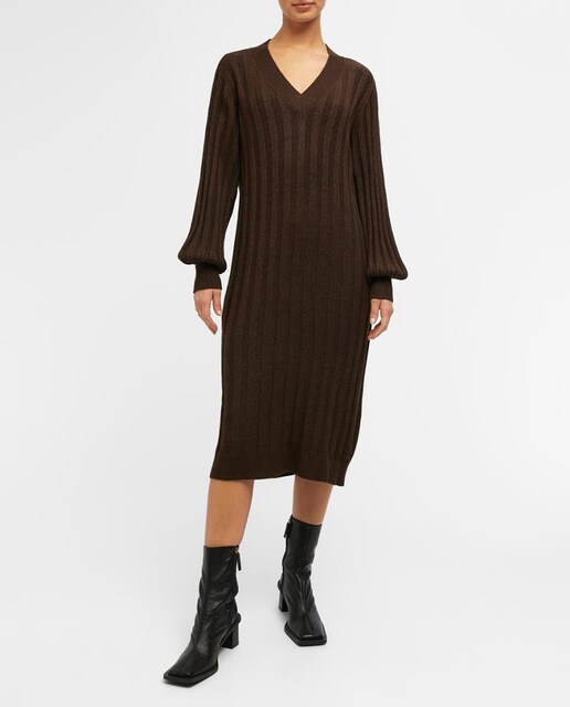 Imagen 0 de Vestido de punto midi
