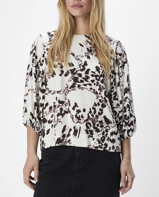 Imagen 0 de Blusa de mujer estampada manga 3/4