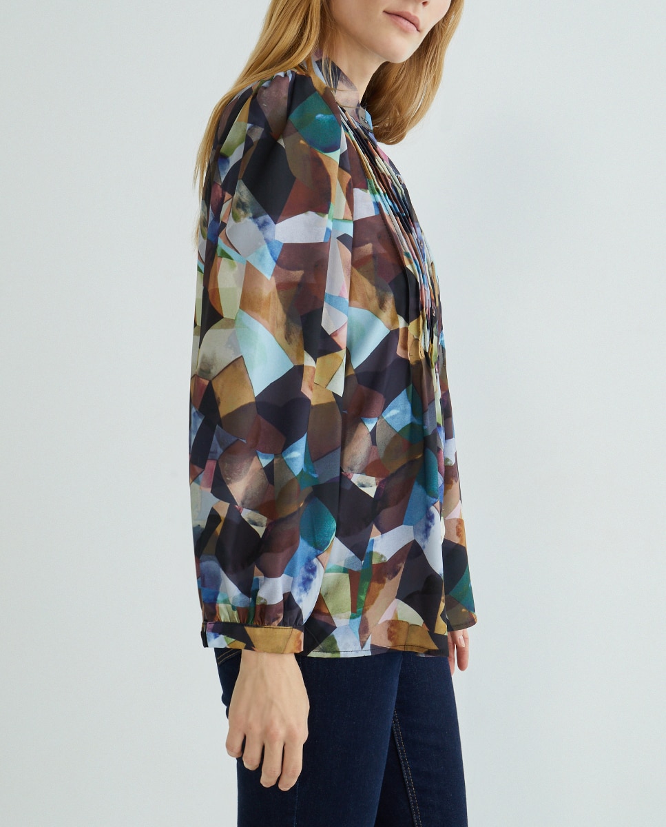 Imagen 0 de Blusa de mujer estampada