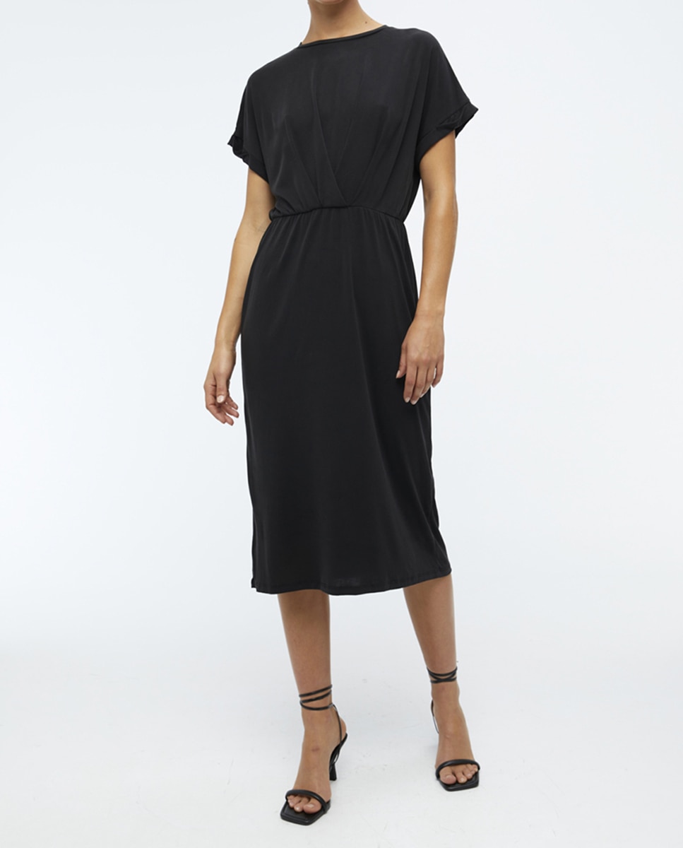 Imagen 0 de Vestido midi de manga corta
