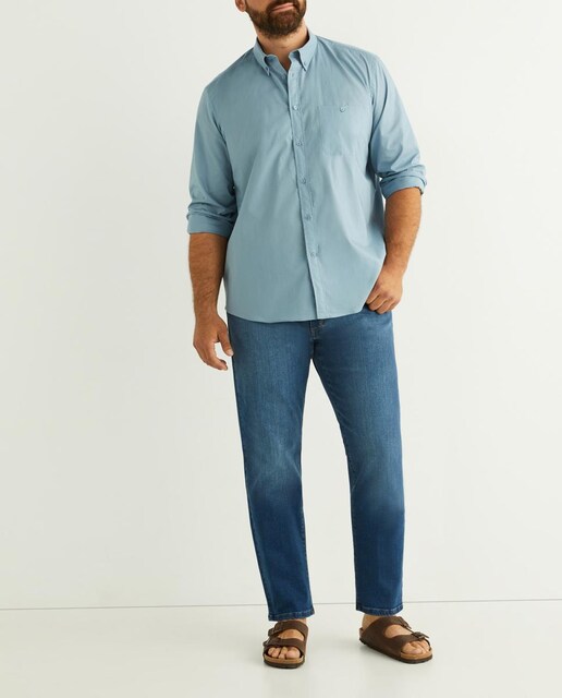 Imagen 0 de Pantalón vaquero de hombre Classic 5 bolsillos talla grande