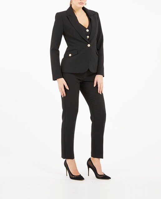 Imagen 0 de Pantalón chino largo de mujer