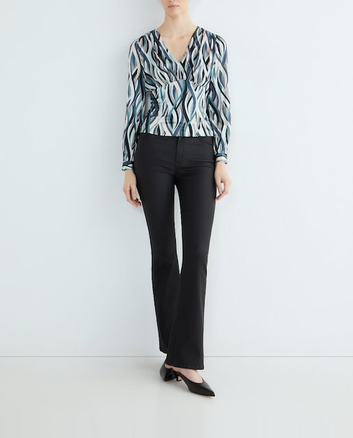 Imagen 0 de Top fluido estampado de mujer