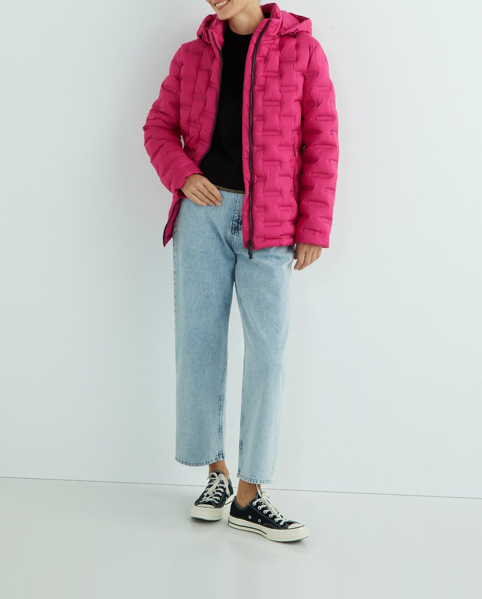 Imagen 0 de Parka soldada The Fox con capucha fija mujer