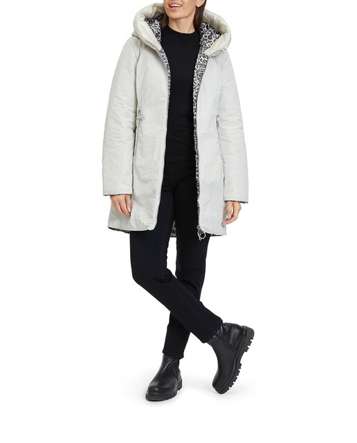 Imagen 0 de Chaqueta reversible con capucha fija mujer