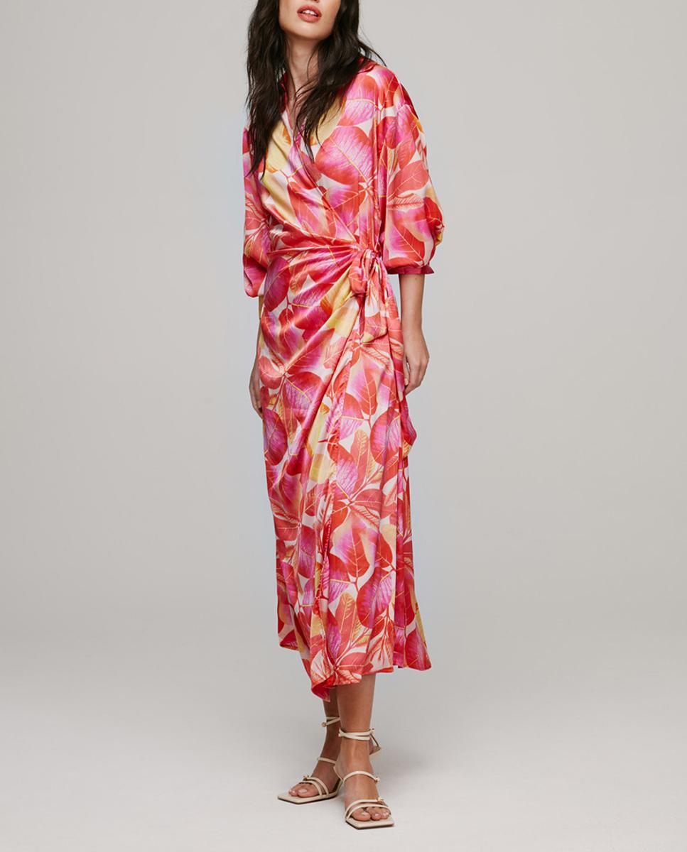 Imagen 0 de Vestido satinado largo